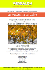 Dégustation Vallée de la Loire