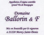 Domaine Ballorin et f