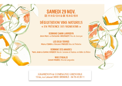 Dégustation Vins Naturels chez Gramenon et Compagnie