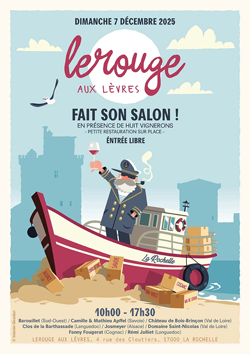 Lerouge aux lèvres fait son salon