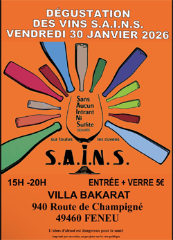 Dégustation des Vins S.A.I.N.S