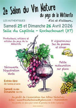 2e Salon du vin Nature  du pays de la Météorite