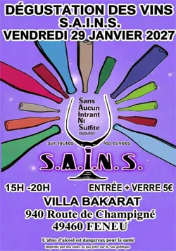 Dégustation des Vins S.A.I.N.S